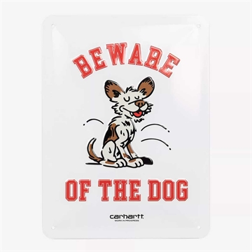 Carhartt WIP Wild Dog Beware Plate Metal Multi